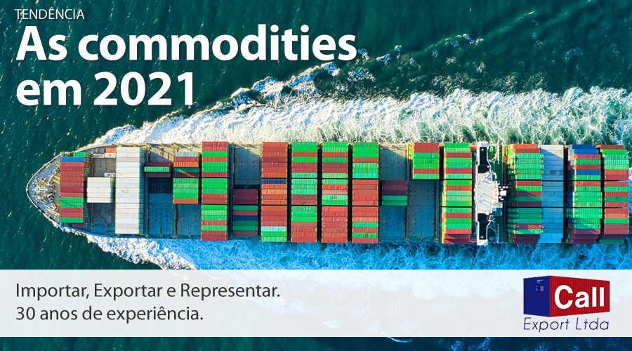 Call Export fala sobre a tendência na exportação de commodities em 2021. Imagem: Cameron Venti no Unsplash.