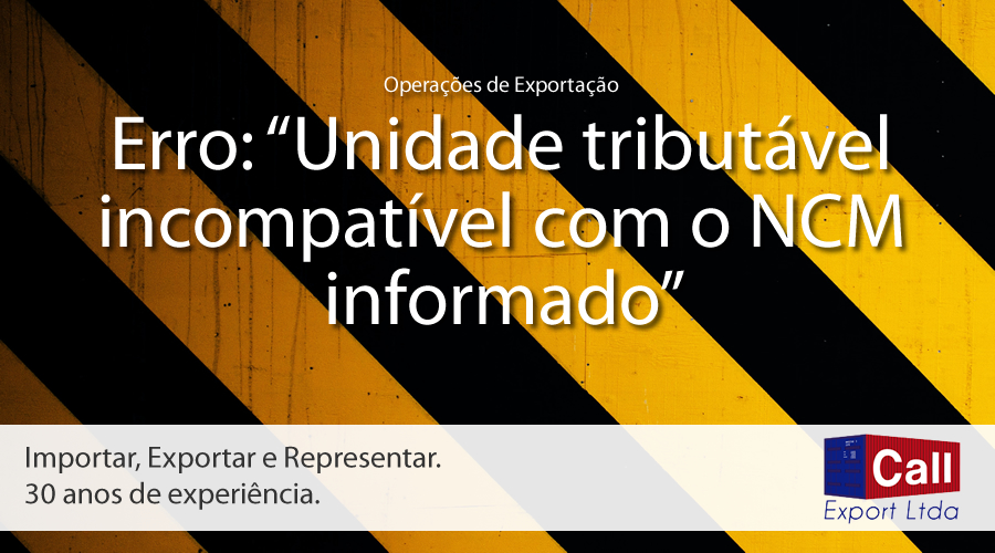 O que é o erro “Unidade tributável incompatível com o NCM informado”? Imagem: Scott Rodgerson on Unsplash.