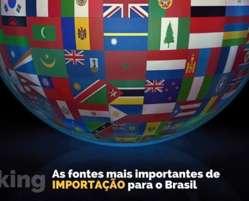 Call Export comenta quais as fontes mais importantes para o brasil em ordem crescente de importância na importação.